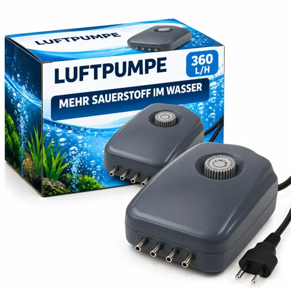 Grow Air Pump 360 L/h – Aquarium Air Pump Grow