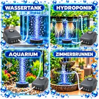 Grow Luftpumpe 360 L/h – Aquarienluftpumpe Grow
