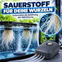 Grow Air Pump 360 L/h – Aquarium Air Pump Grow
