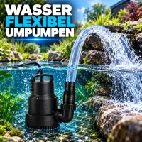 Tauchpumpe 11000 Liter/Stunde – Wasserpumpe Grow