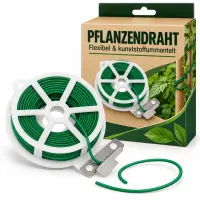 Pflanzendraht 50 Meter Rolle – Biegedraht Pflanzen