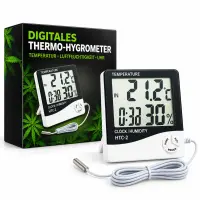 Digital Hygrometer with Outdoor Sensor – Outdoor...