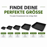 Plant Tray Flex Tray 47.2 x 47.2 x 4.7 inches – Flexible Seedling Tray