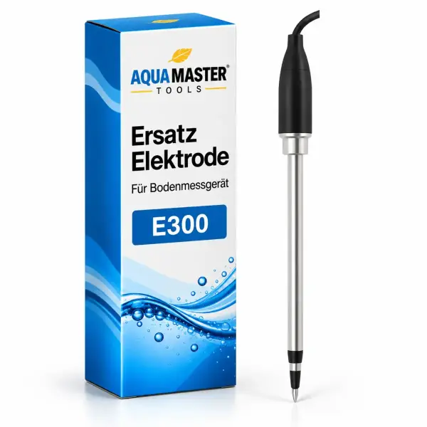 Aqua Master Ersatz EC-Elektrode E300 – Ersatz EC-Sonde für Bodenmessgerät