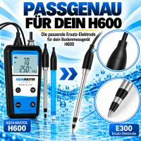 Aqua Master Ersatz EC-Elektrode E300 – Ersatz EC-Sonde für Bodenmessgerät