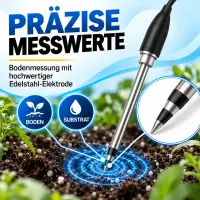 Aqua Master Ersatz EC-Elektrode E300 – Ersatz EC-Sonde für Bodenmessgerät
