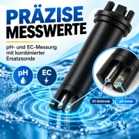 Aqua Master Ersatz EC-pH-Elektrode P160 – Ersatzelektrode für Kombimessgerät