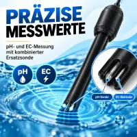 Aqua Master Ersatz EC-pH-Elektrode P700 – Ersatzelektrode für Kombimessgerät