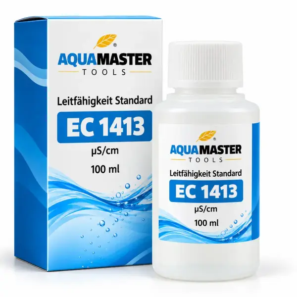 Aqua Master EC-Kalibrierlösung 14,13 100 ml – EC-Eichlösung Kalibrierflüssigkeit