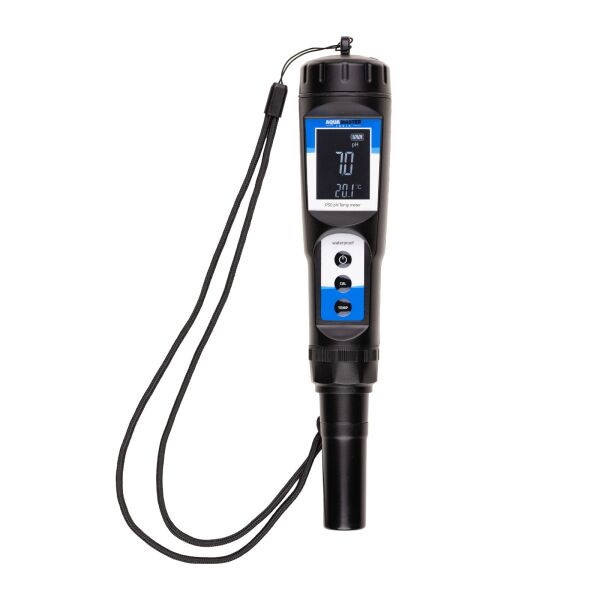 Aqua Master P50 pH Meter & Temperature Gauge – pH Measurement Device with Temperature Display