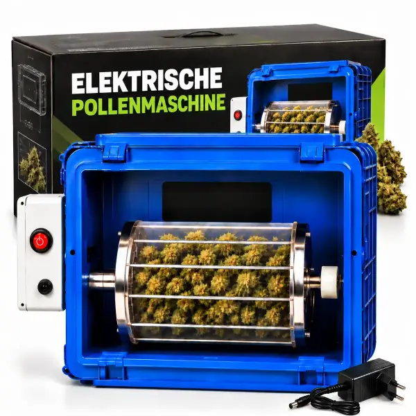 Electric Pollen Machine – 150g Capacity, 150µm Screen, Adjustable