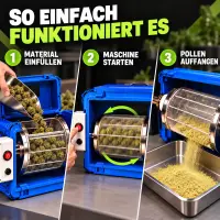 Electric Pollen Machine – 150g Capacity, 150µm Screen, Adjustable