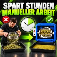 Electric Pollen Machine – 150g Capacity, 150µm Screen, Adjustable