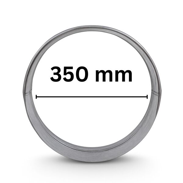 Connection Flange 350 mm Metal - Ventilation System Connector