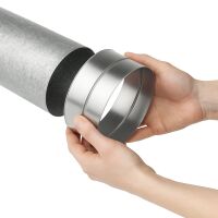 Connection Flange 450 mm Metal - Ventilation System Connector