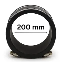 Secret Jardin Rubber Duct 200 mm Ø - Ideal für Rohrlüfter & Aktivkohlefilter