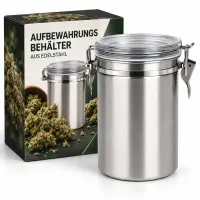 Airtight Metal Container 800 ml – Aroma Storage...