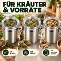 Airtight Metal Container 1150 ml – Aroma Storage...