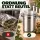 Luftdichter Metall Behälter 1400 ml – Aromadose Aufbewahrung