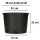 Round Flower Pot 40 Liters – Ø 42 cm x H 32 cm Durable & Sturdy, Black, Hard Plastic