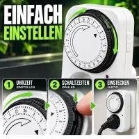 Mechanical Timer Switch with Timer Function – Grow Light Timer