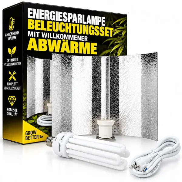ESL 200 Watt Blüte Beleuchtungsset – Energiesparlampe Grow