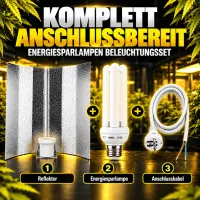 ESL 200 Watt Blüte Beleuchtungsset – Energiesparlampe Grow