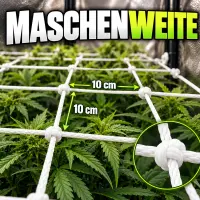 Pflanzen-Stütznetz 1 x 1000 Meter – Spaliernetz Rankhilfe