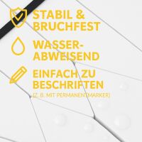 Pflanzenschilder Weiß 100 Stück – Steckschilder Pflanzenmarkierung