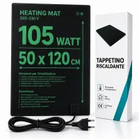Airontek Greenhouse Heating Mat 105 Watts 50x120 cm...