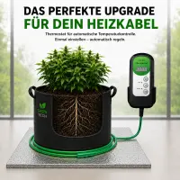 Airontek Greenhouse Heating Cable 60 Watts 10 Meters – Plant Propagation Heating Cable
