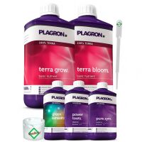 Plagron 5-Piece Terra XL Nutrient Set – Mineral...