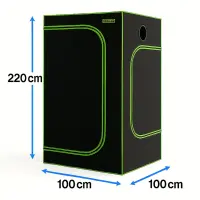Dark Box Grow Tent 100x100x220 cm - Indoor Grow Box