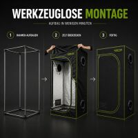 Dark Box Grow Zelt 300x300x220 cm XXL - Indoor Growbox