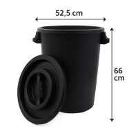 Round Water Tank with Lid 100 Liters – Water...