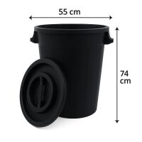 Round Water Tank with Lid 120 Liters – Water...