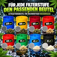 Washing Machine Ice-o-lator 20 Liter – 8er Set Extraktionsbeutel
