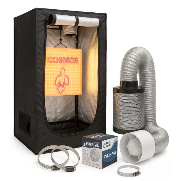 LED Grow Box Complete Set 120 Watt – Compact Beginner Kit