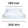 Reduzierstück 150 mm / 200 mm PVC Lüftung
