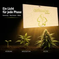 Cosmos 240 Watt LED Grow Light – Full Spectrum...