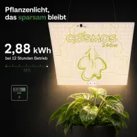 Cosmos 240 Watt LED Grow Light – Full Spectrum Plant Lamp