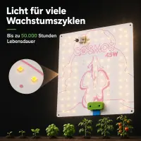 Cosmos 45 Watt LED Pflanzenlampe – Kompakte Grow Lampe
