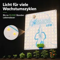 Cosmos 65 Watt LED Pflanzenlampe – Kompakte Grow Lampe