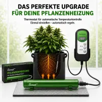 Solux Growbox Heizungs-Set 240 Watt 120 cm + Isoliermatte 120 × 120 cm – Pflanzenheizung
