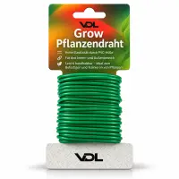 Pflanzendraht Grün 3,5 mm x 5 Meter – Pflanzen...