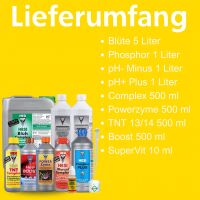 Hesi 9-Teiliges Dünger Set XXL – Pflanzendünger Grow