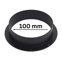 PVC Connection Flange Ø 100 mm for Ventilation...