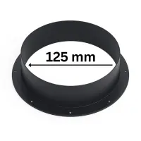 PVC Connection Flange Ø 125 mm for Ventilation...