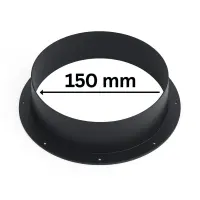 PVC Connection Flange Ø 150 mm for Ventilation...