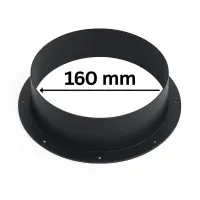 PVC Connection Flange Ø 160 mm for Ventilation...